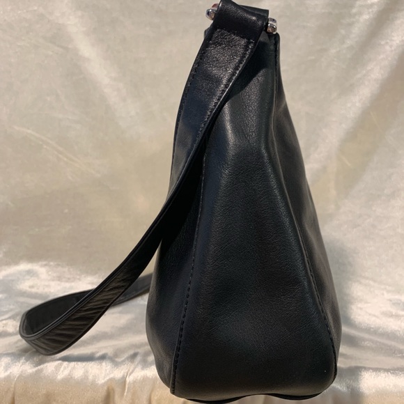 DKNY Black leather satchel bag - Picture 3 of 6